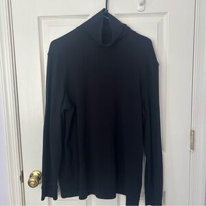 Croft & Barrow L Black Turtleneck